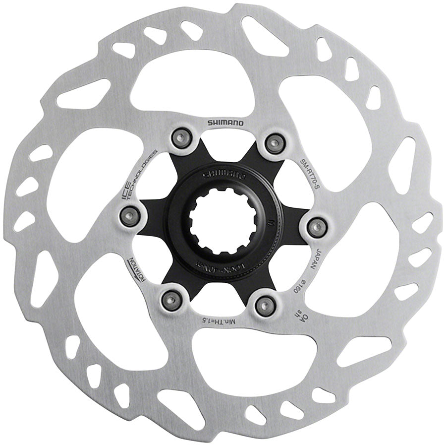 Shimano SLX SM-RT70-SI Disc Brake Rotor - 160mm Center Lock Silver-Goodwynn'sGoodwynn's