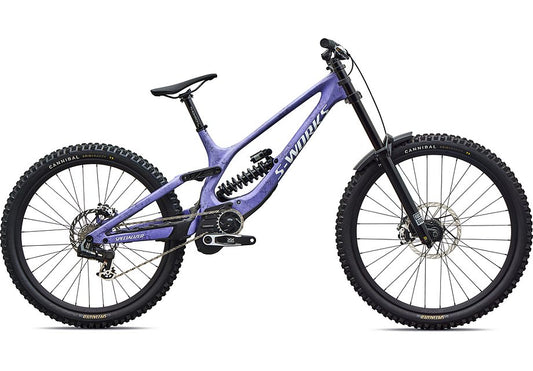 2027 Specialized Demo 11 S-Works Bike Satin / Powder Indigo Tint / Black Tint Carbon / White S3-Goodwynn's