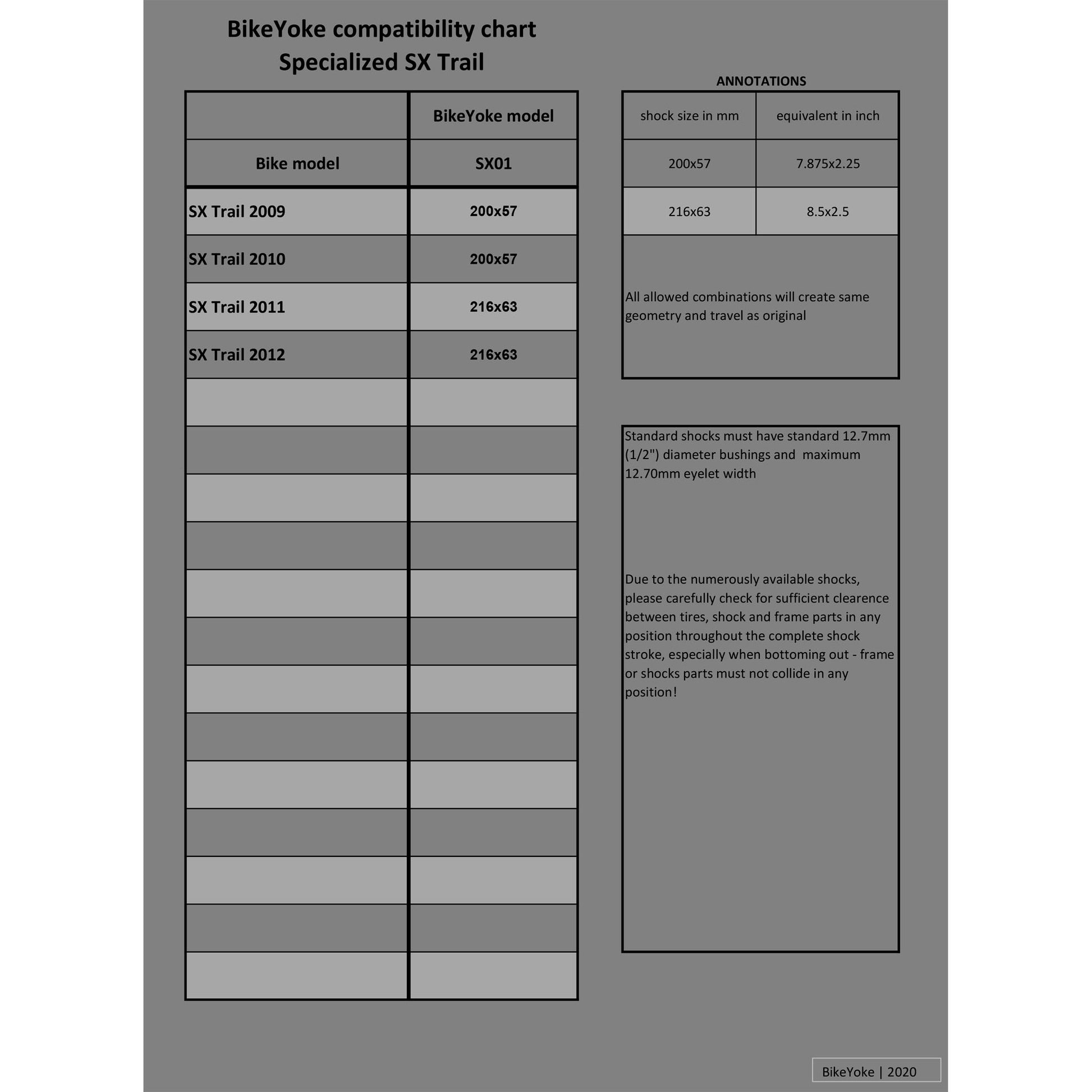 Bike Yoke Yoke SX01 SX Trail 2009-12-Goodwynn'sGoodwynn's