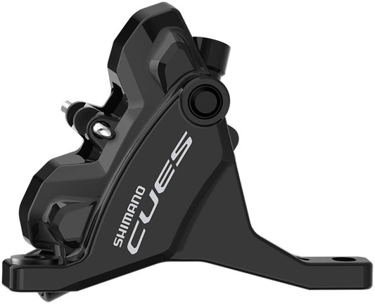Shimano CUES BR-U6030F Hydraulic Disc Brake Caliper - Front Flat Mount Resin Pad BLK-Goodwynn's