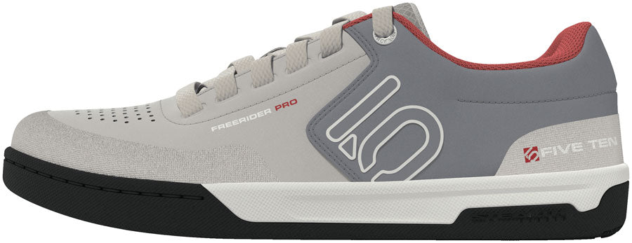 Five Ten Freerider Pro Flat Shoes - Men's Alumina/Off White/Gray 3 10-Goodwynn'sGoodwynn's