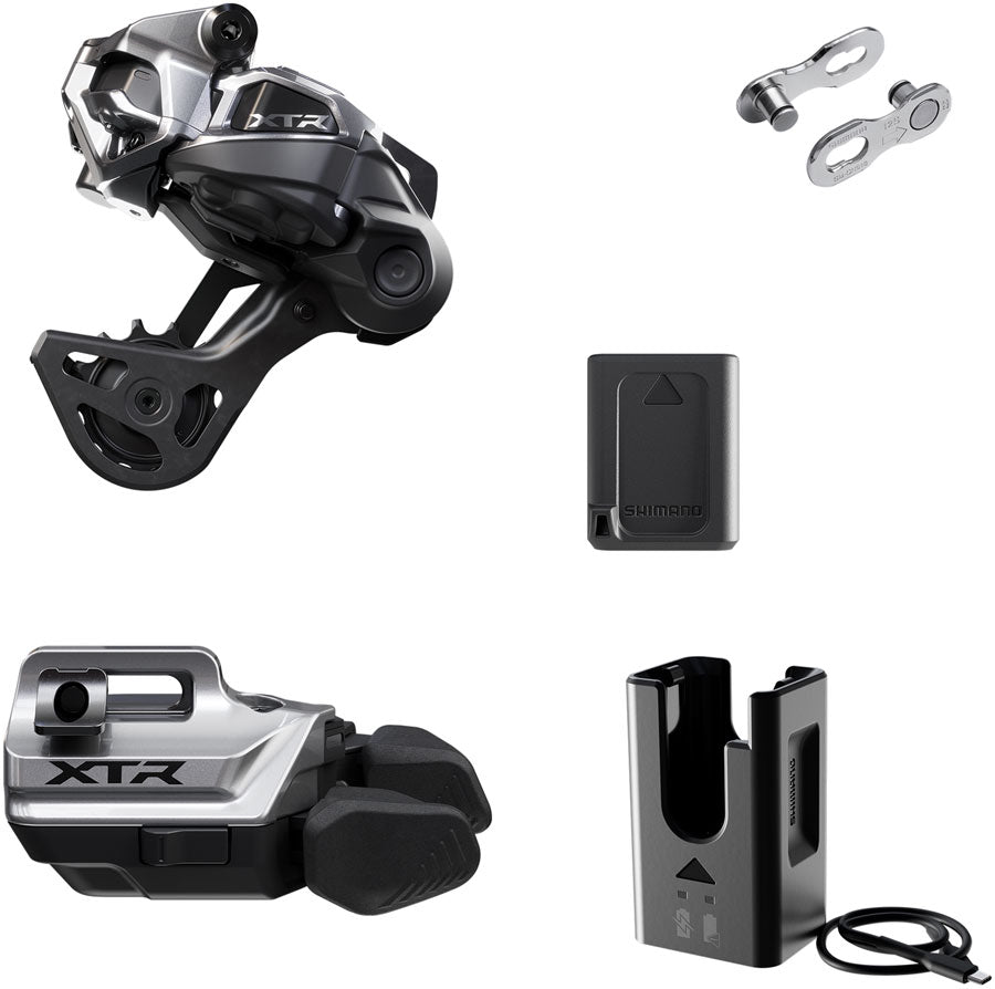 Shimano XTR M9250 Di2 Wireless Upgrade Kit - Includes M9250-GS Rear Derailleur M9250-IR I-SPEC EV Shifter Battery Charger Quick Link-Goodwynn'sGoodwynn's