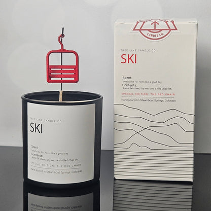 Tree Line Candle Co - Ski Candle Special Edition | Après-Ski Gift | Snow Sports