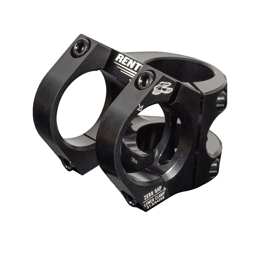 Renthal V2 Apex Stem Diameter: 31.8mm Length: 31mm Steerer: 1-1/8'' Black-Goodwynn'sGoodwynn's