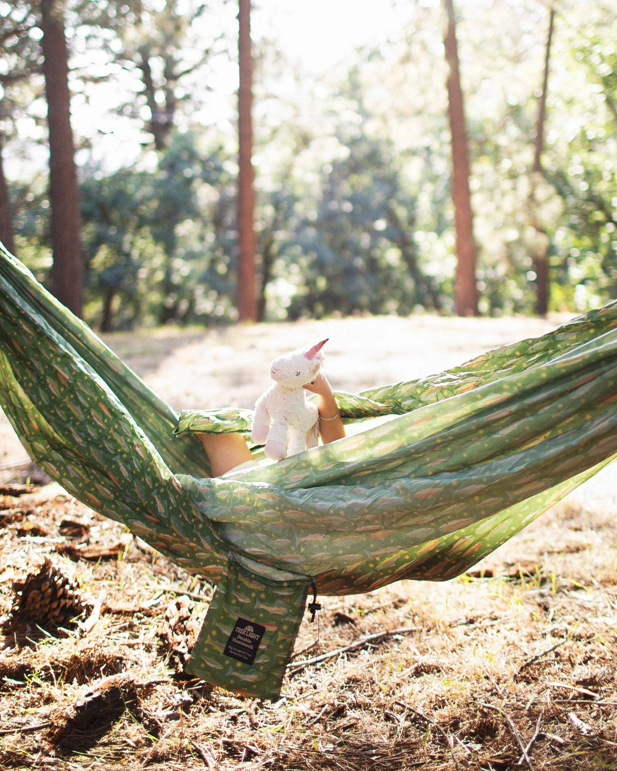 Trek Light - Double Hammock | Trout Print | Hanging Kit Sold Separate-Goodwynn'sGoodwynn's