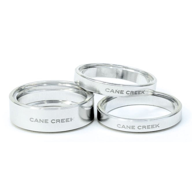 Cane Creek Interlok Chroma Studio Headset Spacer Kit - 1 10mm 2 5mm Silver-Goodwynn'sGoodwynn's