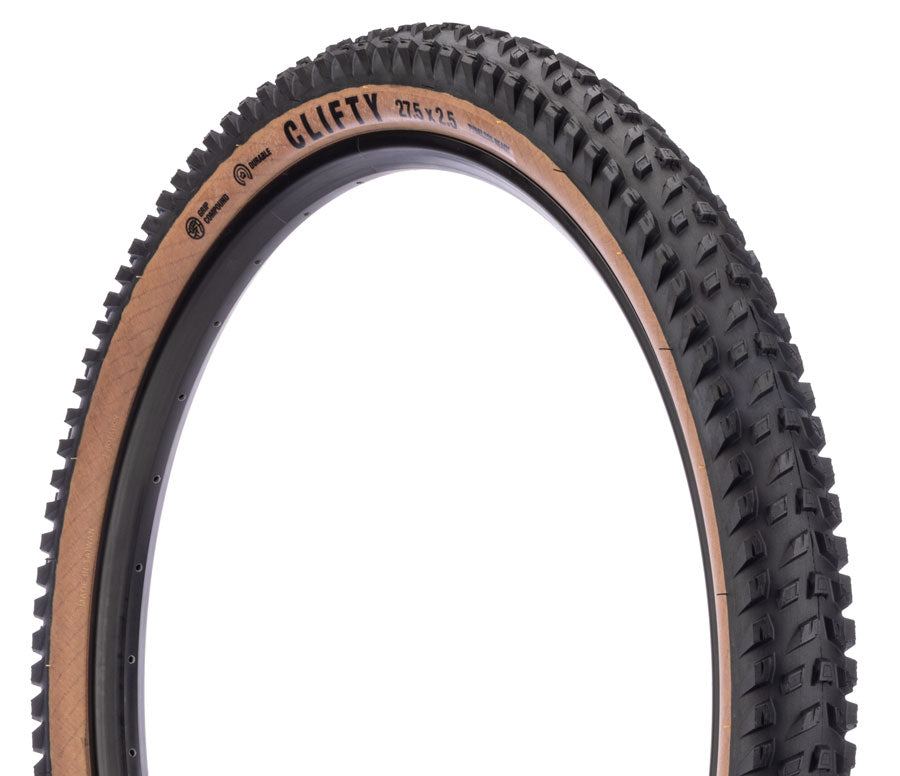 Teravail Clifty Tire - 27.5 x 2.5 Tubeless Folding Tan Durable Grip Compound-Goodwynn'sGoodwynn's