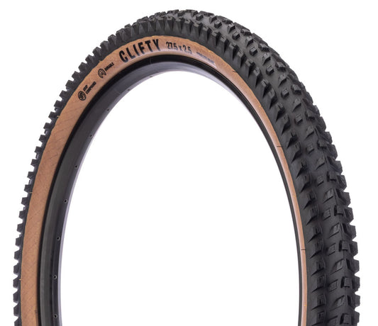 Teravail Clifty Tire - 27.5 x 2.5 Tubeless Folding Tan Durable Grip Compound-Goodwynn's