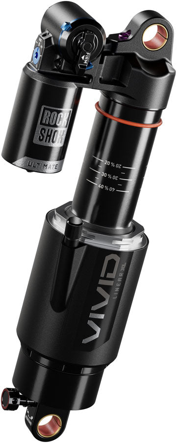 RockShox Vivid Ultimate RC2T Rear Shock - 230 x 57.5 mm Linear XL Air 2 Tokens Reb 55 / Comp 34 L/O 45 Standard D1-Goodwynn'sGoodwynn's