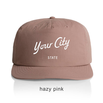 Endless August Supply Co. - Custom Nylon Hat | Script City Customizable Hat | Name Drop