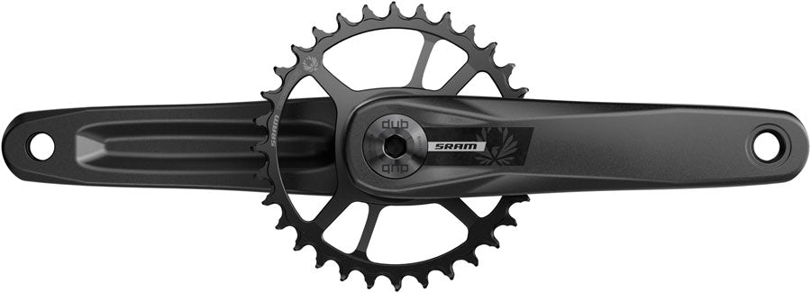 SRAM S200 Eagle Crankset - 175mm 32t Steel Chainring Aluminum Crankarms DUB Wide Spindle BLK 55mm Chainline B1-Goodwynn'sGoodwynn's