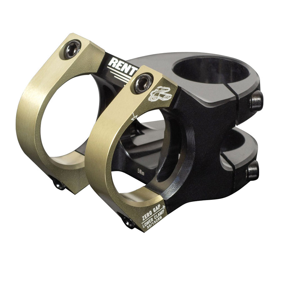 Renthal V2 Apex Stem Diameter: 35mm Length: 50mm Steerer: 1-1/8'' Gold-Goodwynn'sGoodwynn's