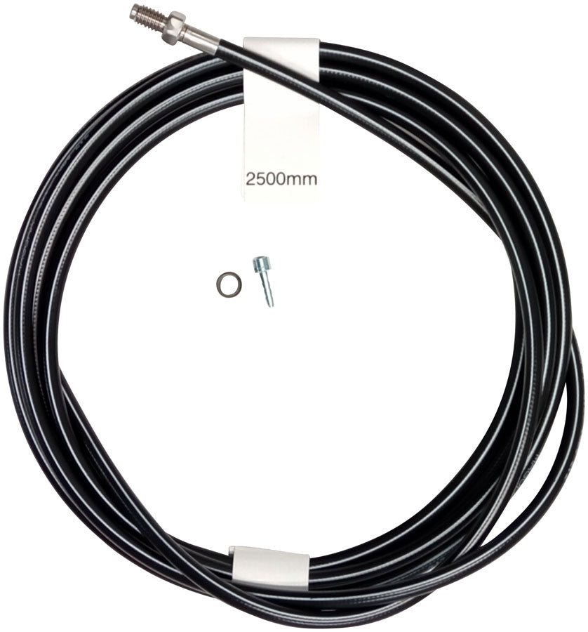Magura Hydraulic Brake Hose - 2500mm Straight Line Fitting Black-Goodwynn'sGoodwynn's