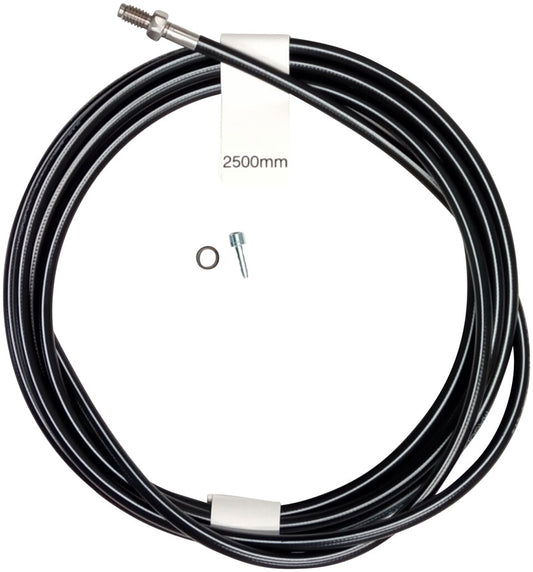 Magura Hydraulic Brake Hose - 2500mm Straight Line Fitting Black-Goodwynn's