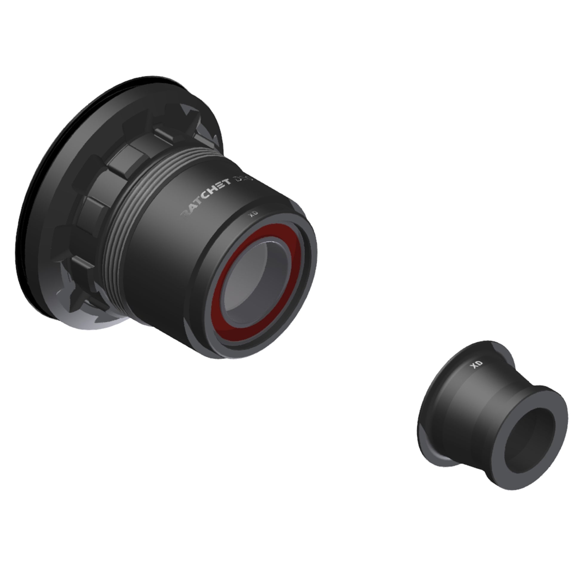 DT Swiss Ratchet DEG Freehub Body - SRAM XD Light Aluminum Ball Bearing w/ End Cap 12 x 148 mm-Goodwynn'sGoodwynn's