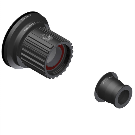 DT Swiss Ratchet DEG Freehub Body - Shimano Micro Spline Light Aluminum Ball Bearing w/ End Cap 12 x 148 mm-Goodwynn's
