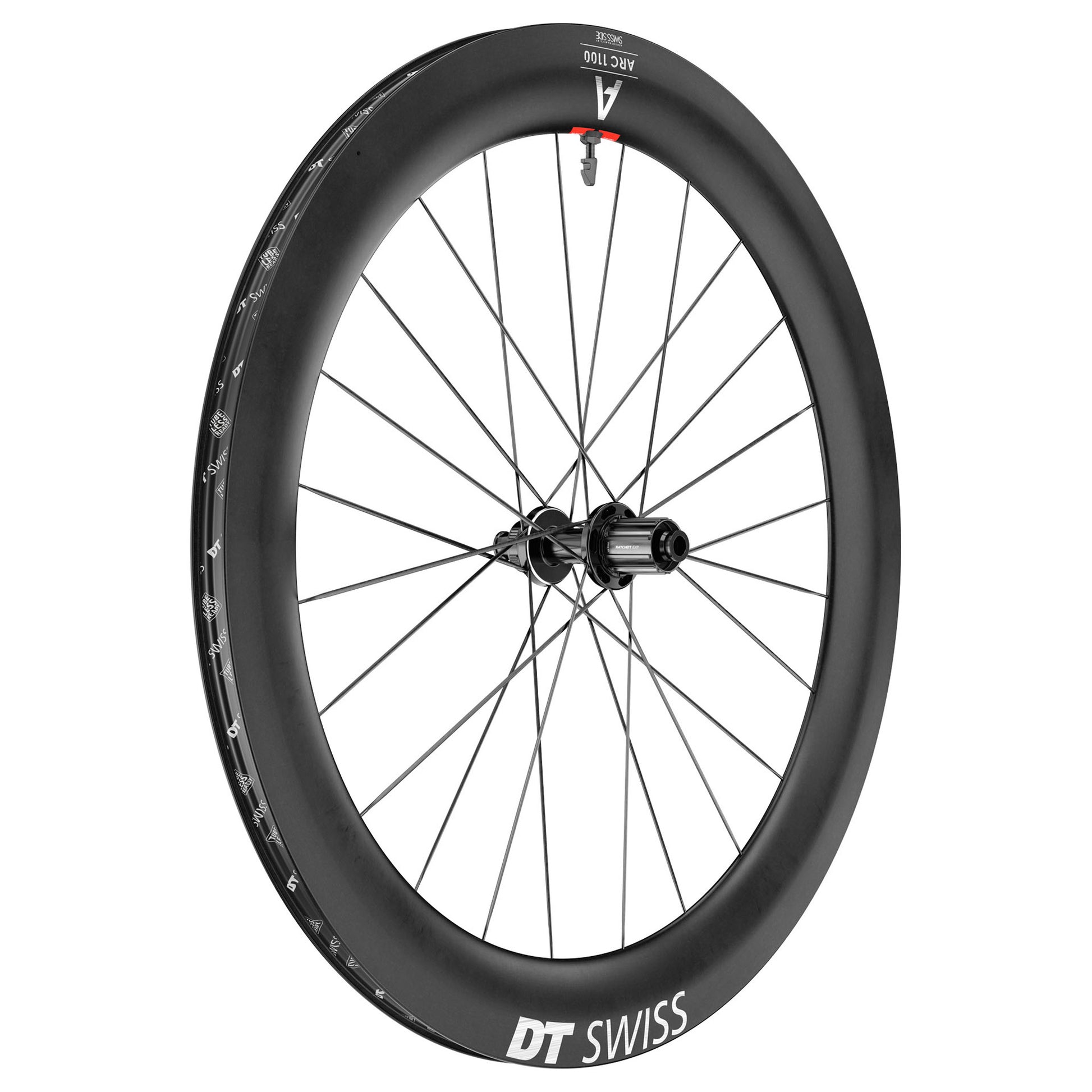 DT Swiss ARC 1100 DiCut 65 Rear Wheel - 700 12 x 142mm Center-Lock HG11 Road/XDR Ratchet EXP 36 BLK-Goodwynn'sGoodwynn's