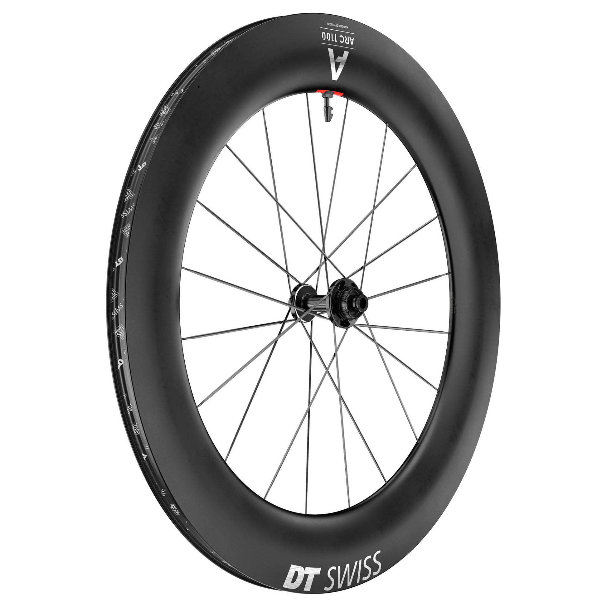 DT Swiss ARC 1100 DiCut 85 Front Wheel - 700 12 x 100mm Center-Lock Black-Goodwynn&#39;sGoodwynn&#39;s