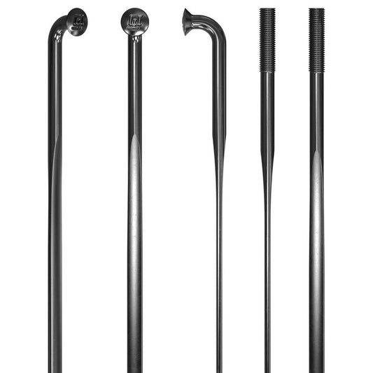 DT Swiss Aerolite Bladed Spoke Black 290mm 20/Count-Goodwynn's