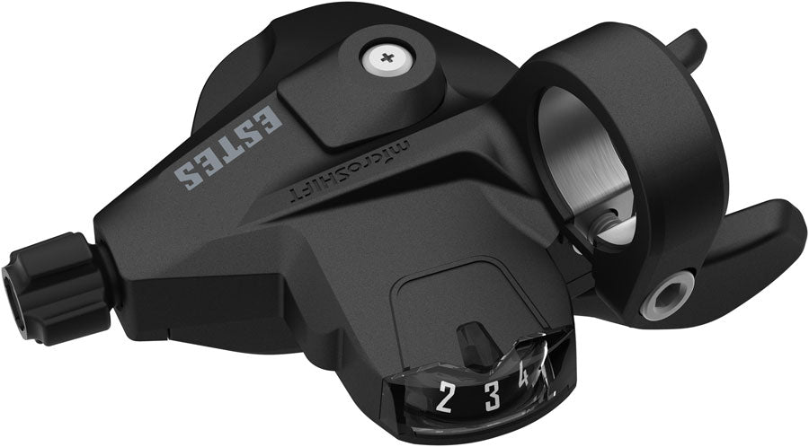 microSHIFT Estes Thumb Tap Shifter - Right 8-Speed Optical Gear Indicator BLK
