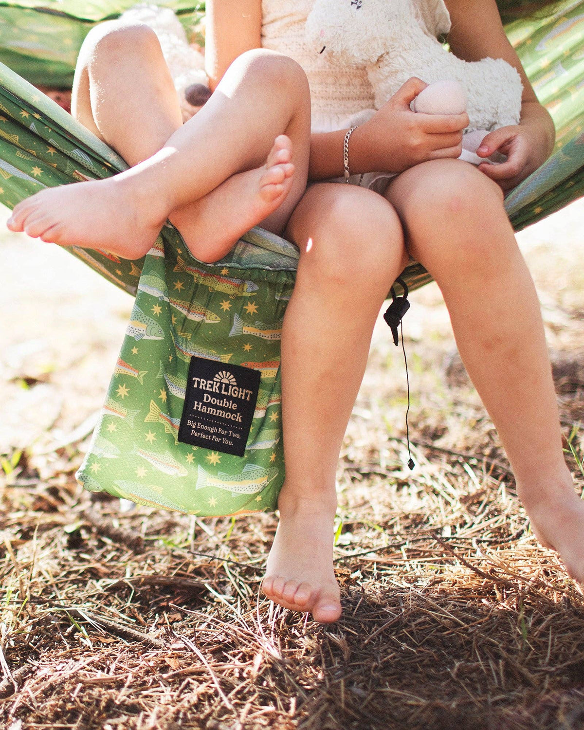 Trek Light - Double Hammock | Trout Print | Hanging Kit Sold Separate-Goodwynn'sGoodwynn's