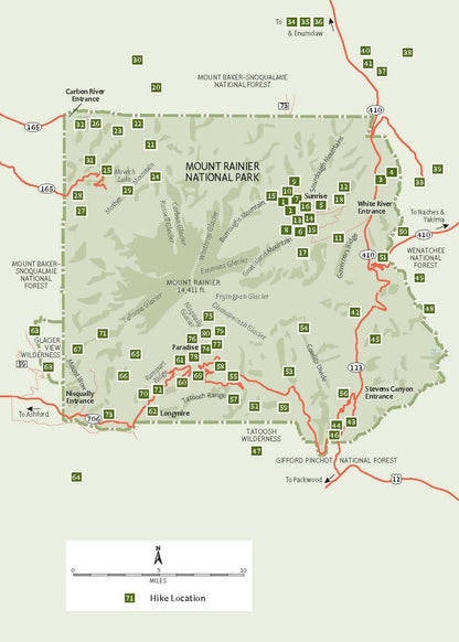 Mountaineers Books - Day Hiking: Mount Rainier, 2nd Edition