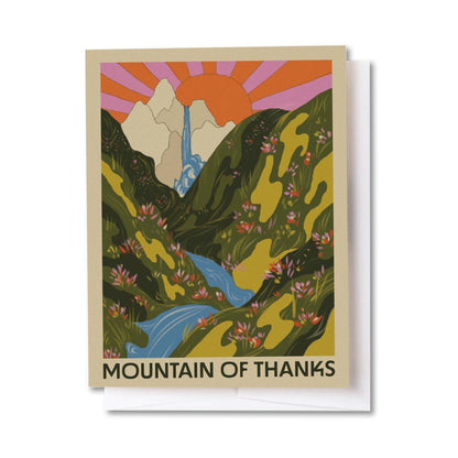 Tender Loving Empire - Mountain of Thanks Card