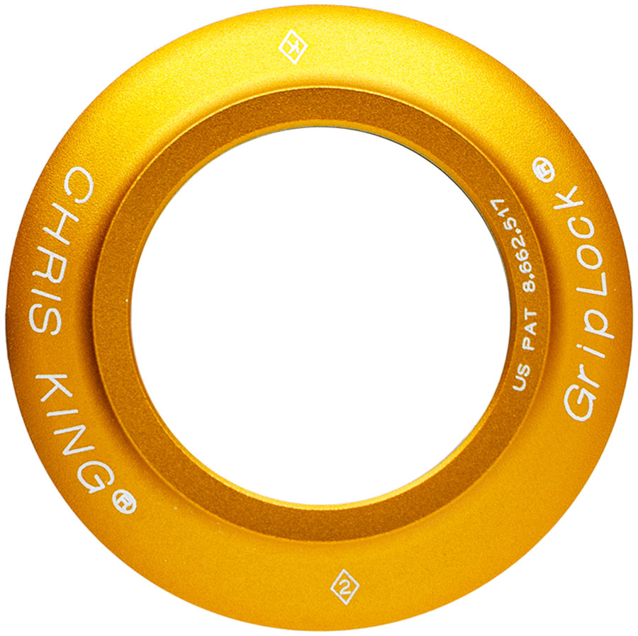 Chris King InSet 1/2/3/7/8 Headset Bearing Cap - ZS44 Matte Gold 50th Anniversary-Goodwynn'sGoodwynn's