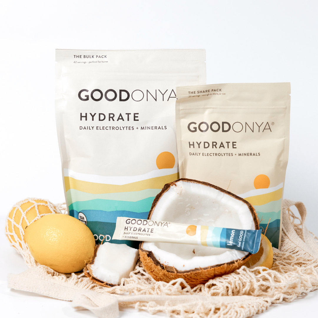 GOODONYA - Organic Hydration™ Stick Pack (12 Single-Serve Sticks)