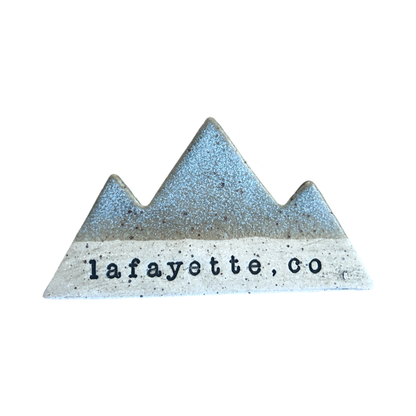 Mountain Bound Pottery - Customizable Mountain Magnet- MADE TO ORDER