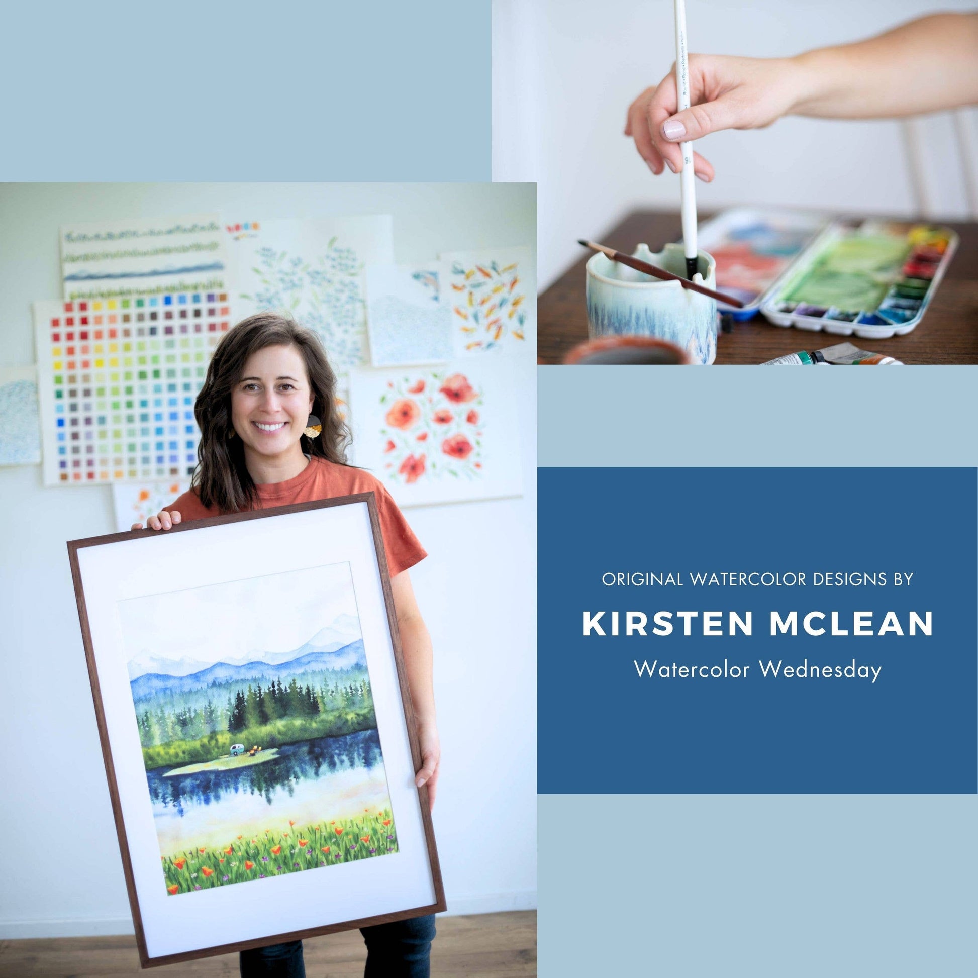 Watercolor Wednesday | Adventure Art & Stationery - Ski Birthday Card | Snowboard Skiing Goggle Design-Goodwynn'sGoodwynn's