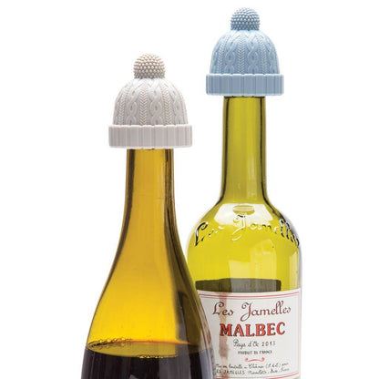 Monkey Business Design USA LLC - Winter Hat Bottle Stoppers | Beanie Pack Of 2