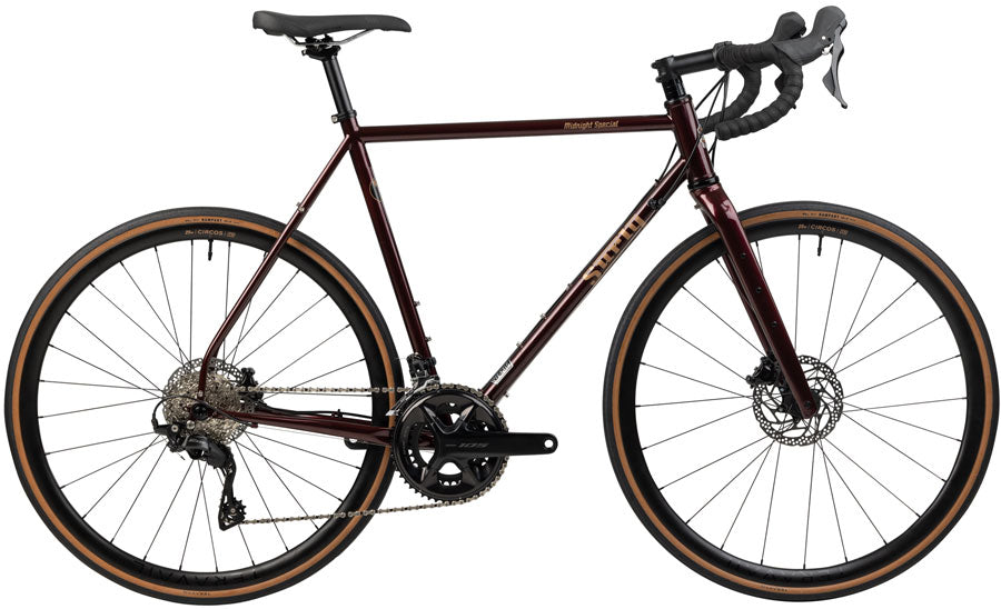 Surly Midnight Special Bike - 700c Steel 105 2x12 Carbon Fork BLK Cherry Fizz 50cm-Goodwynn'sGoodwynn's