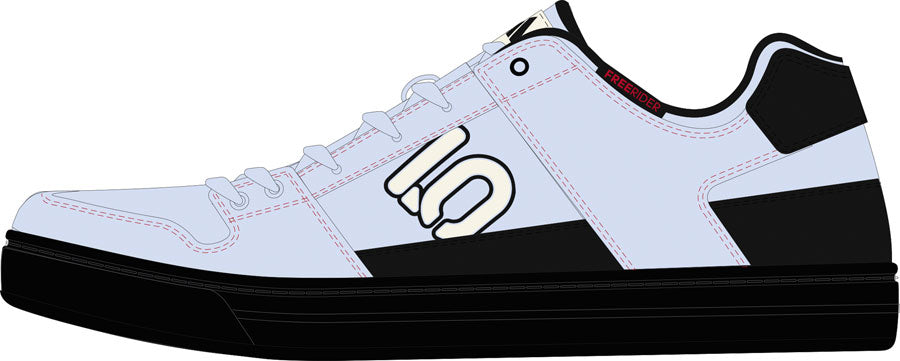 Five Ten Freerider Flat Shoes - Women's Crystal Sky/Off White/Core Black 10-Goodwynn'sGoodwynn's