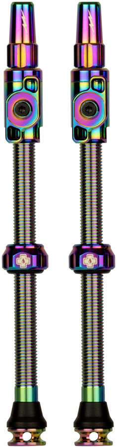 Muc-Off Big Bore Lite Tubeless Valve Stems - 3XLarge 80mm Iridescent-Goodwynn'sGoodwynn's