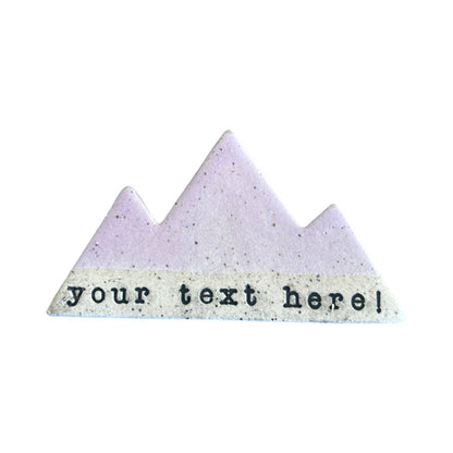 Mountain Bound Pottery - Customizable Mountain Magnet- MADE TO ORDER