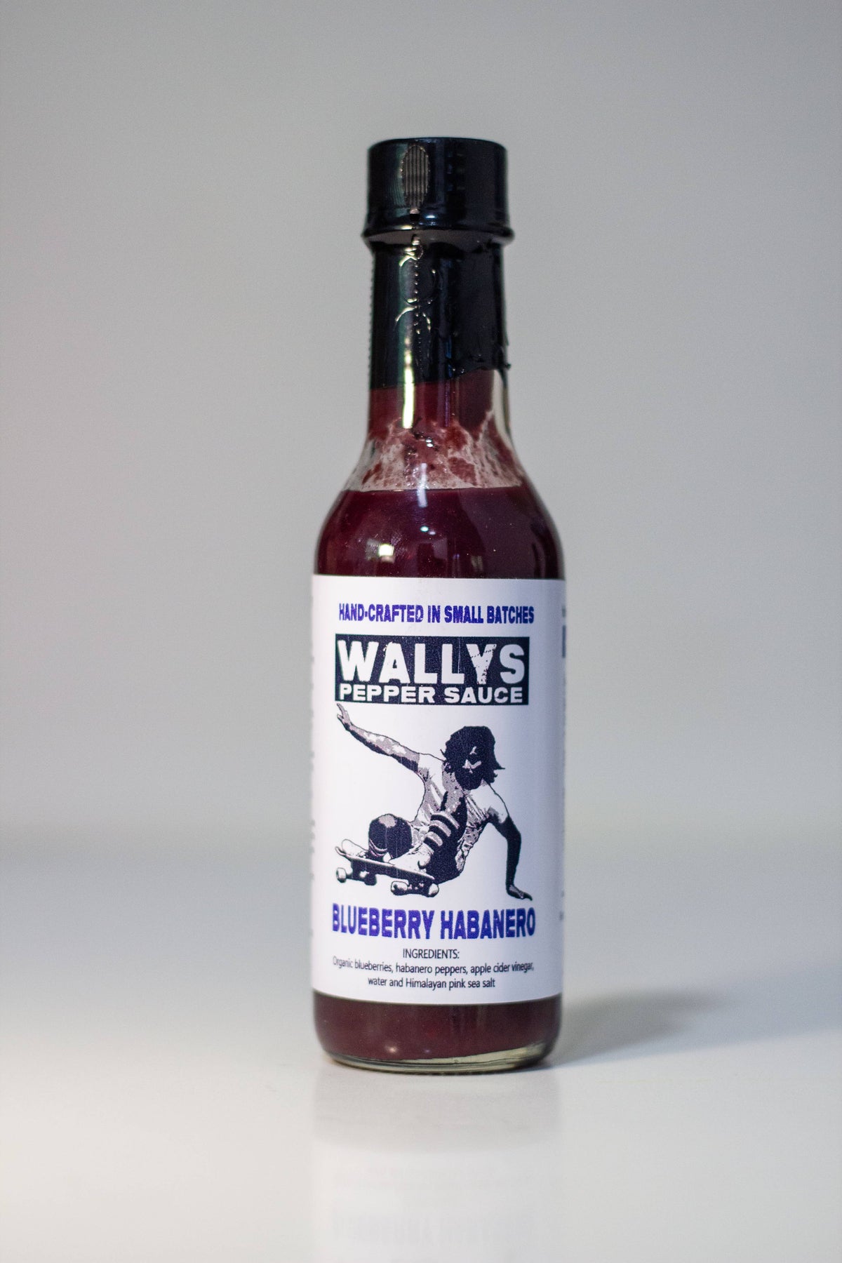 Wallys Pepper Sauce LLC - Blueberry Habanero - 5 oz bottle