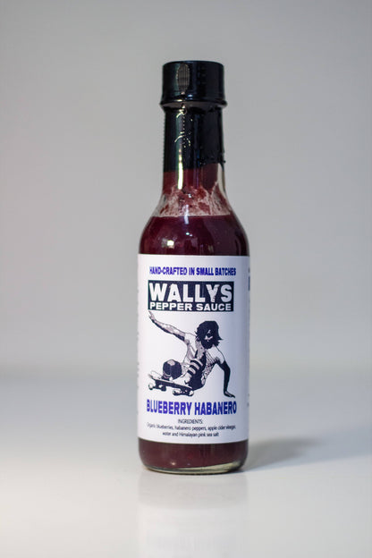 Wallys Pepper Sauce LLC - Blueberry Habanero - 5 oz bottle