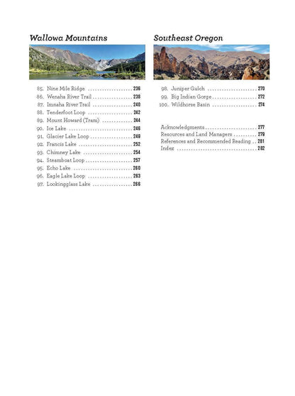 Mountaineers Books - 100 Classic Hikes: Oregon
