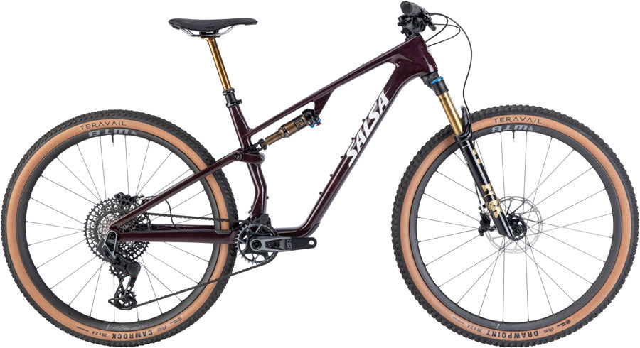 Salsa Spearfish C DLX X0 AXS Transmission Bike - 29" Carbon Deep Orchid Carbon X-Large