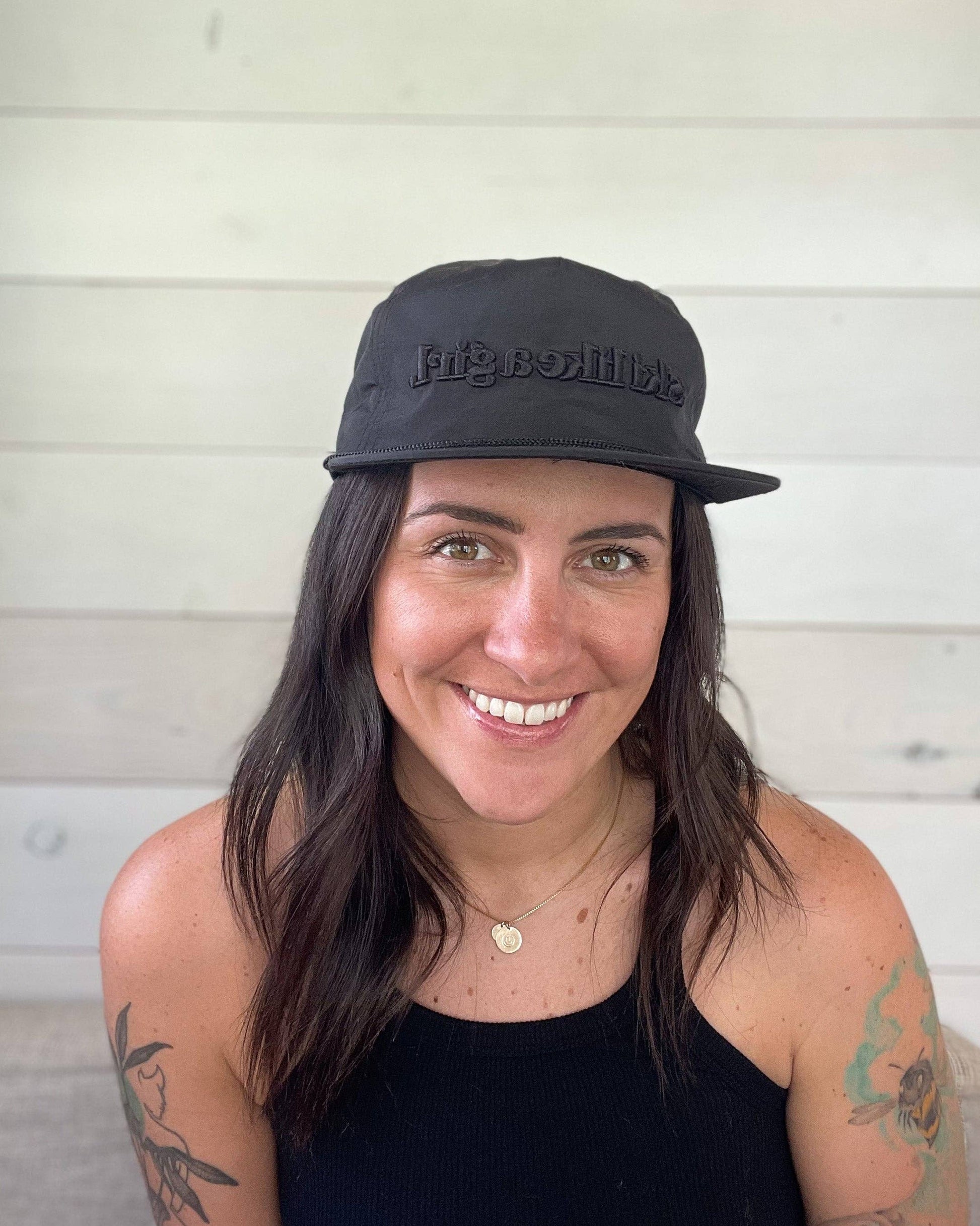 Ski Like a Girl - Blackout Snapback-Goodwynn'sGoodwynn's