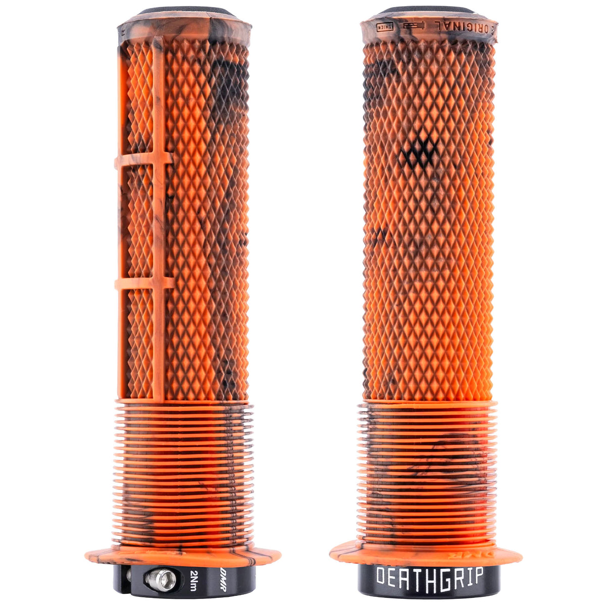 DMR Flanged Deathgrip2 Thick - Orange Marble-Goodwynn'sGoodwynn's