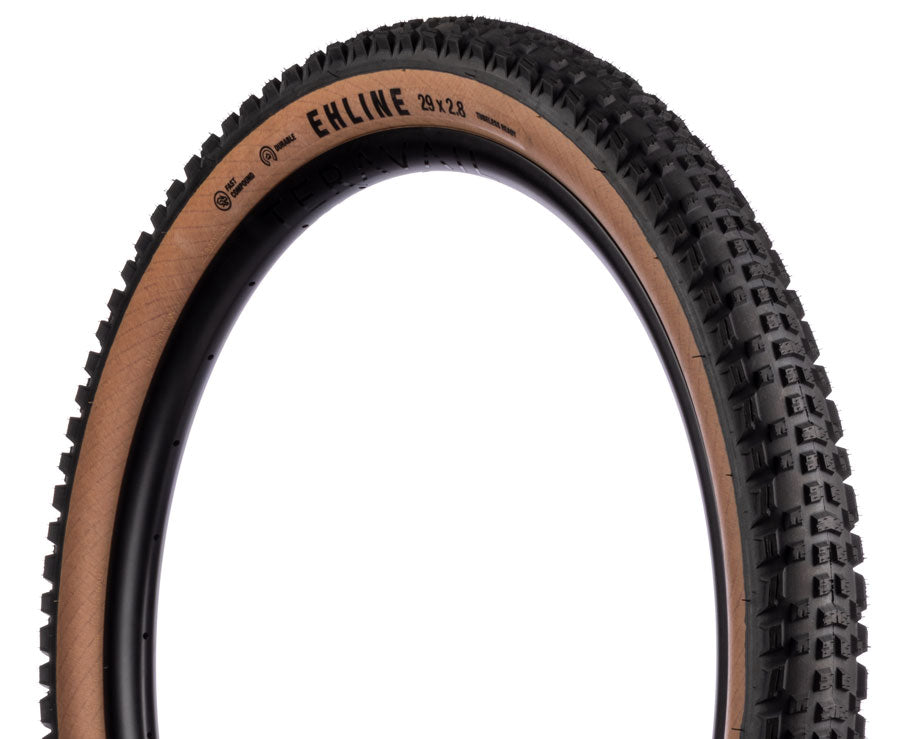 Teravail Ehline Tire - 29 x 2.5 Tubeless Folding Tan Durable Fast Compound-Goodwynn'sGoodwynn's