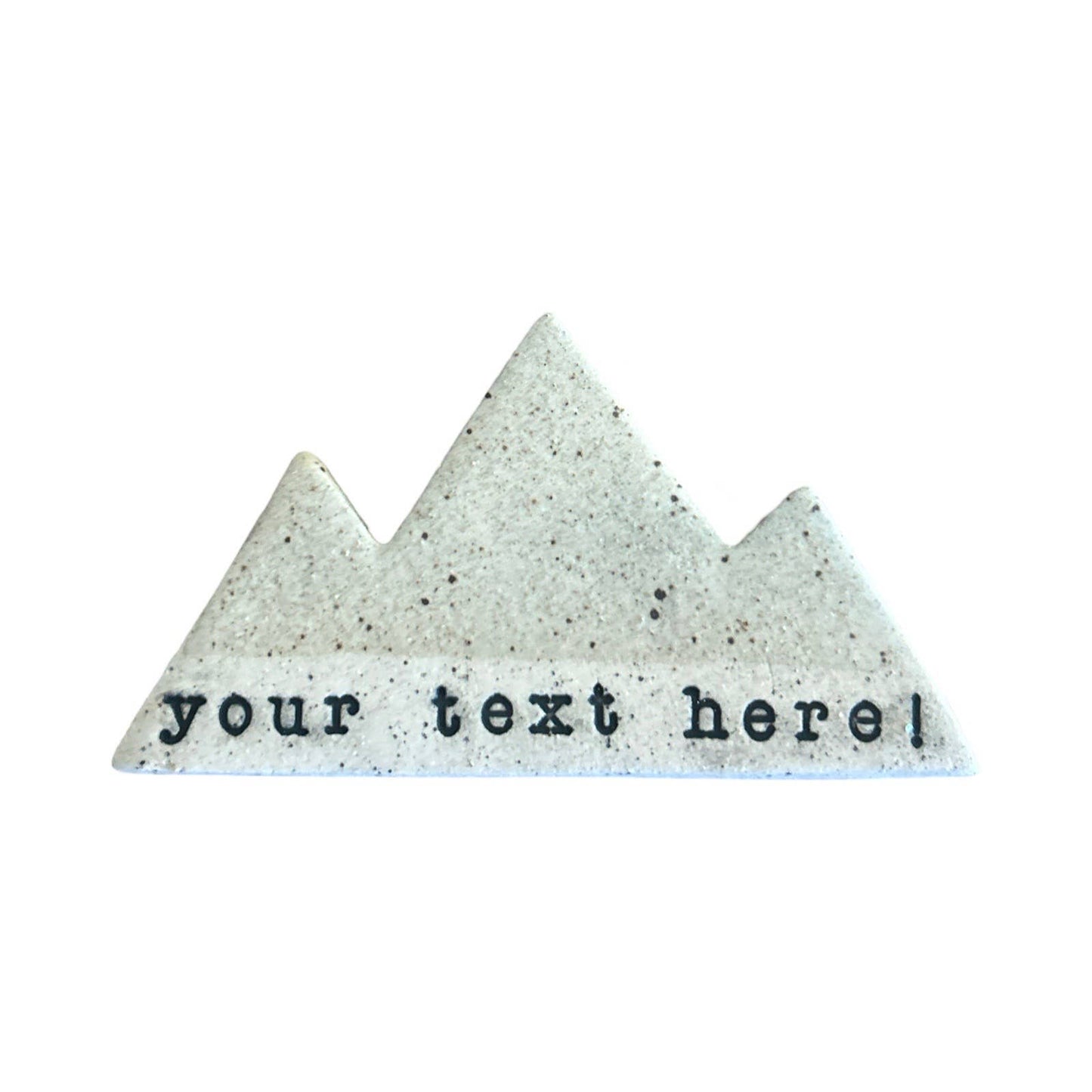 Mountain Bound Pottery - Customizable Mountain Magnet- MADE TO ORDER