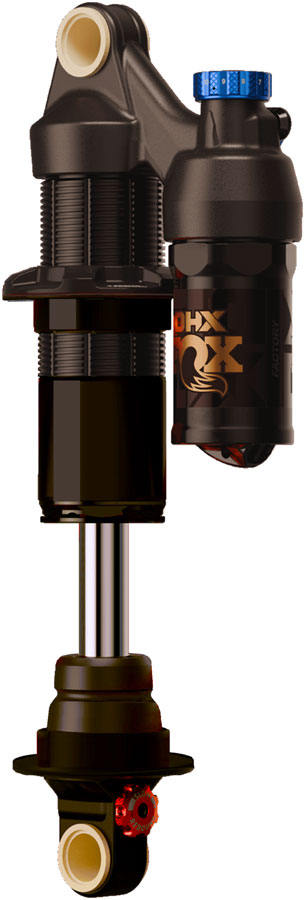 FOX DHX Factory Rear Shock - Metric 230 x 60 mm 2-Position Lever Hard Chromoly Stanchion BLK