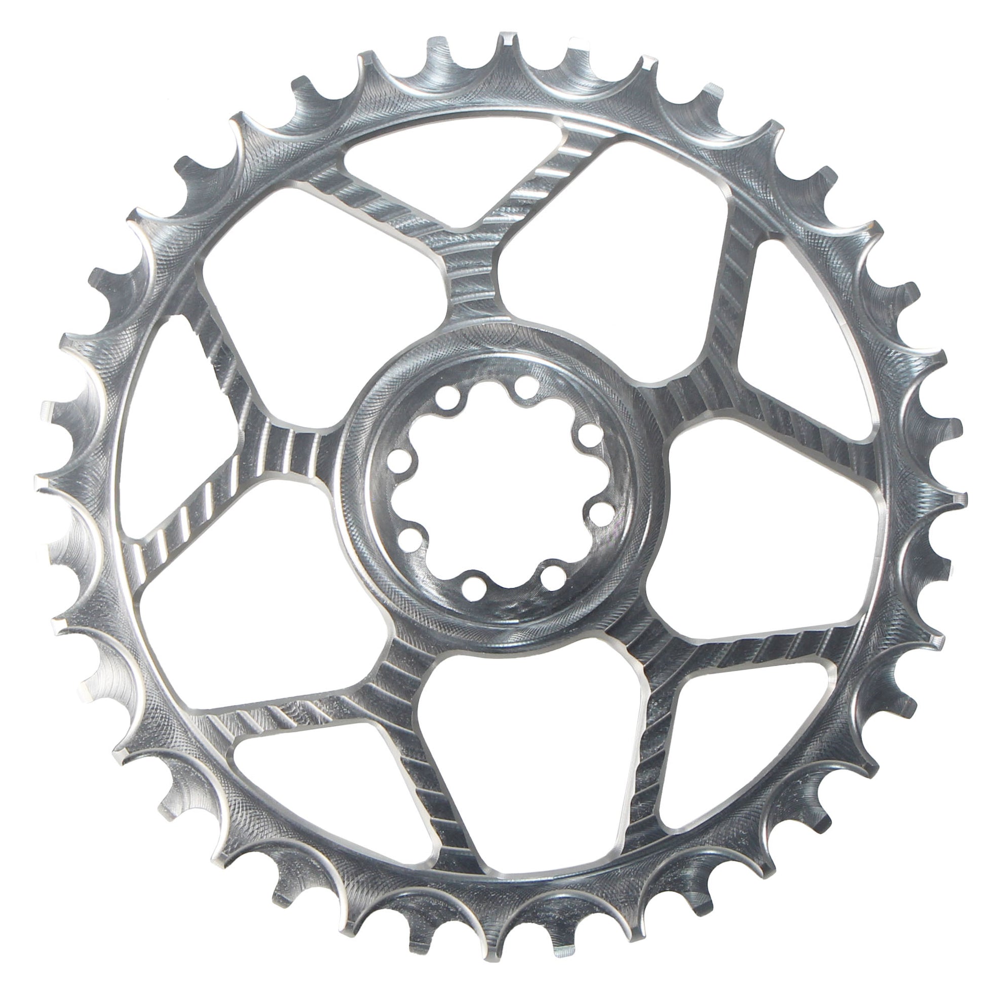 5Dev Aluminum Road Chainring 8-Bolt Sram 42T Raw-Goodwynn'sGoodwynn's