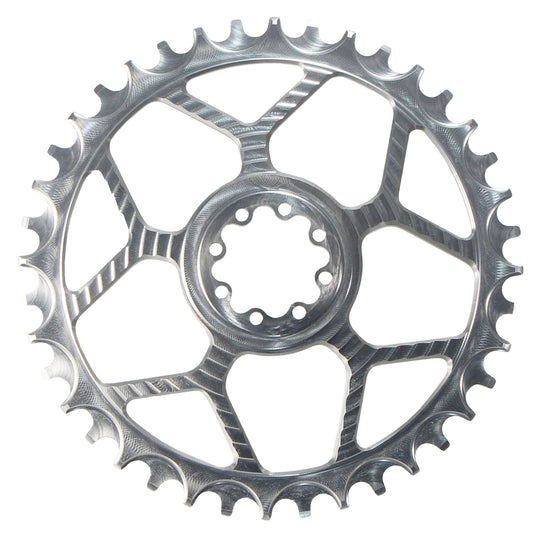 5Dev Aluminum Road Chainring 8-Bolt Sram 42T Raw-Goodwynn's