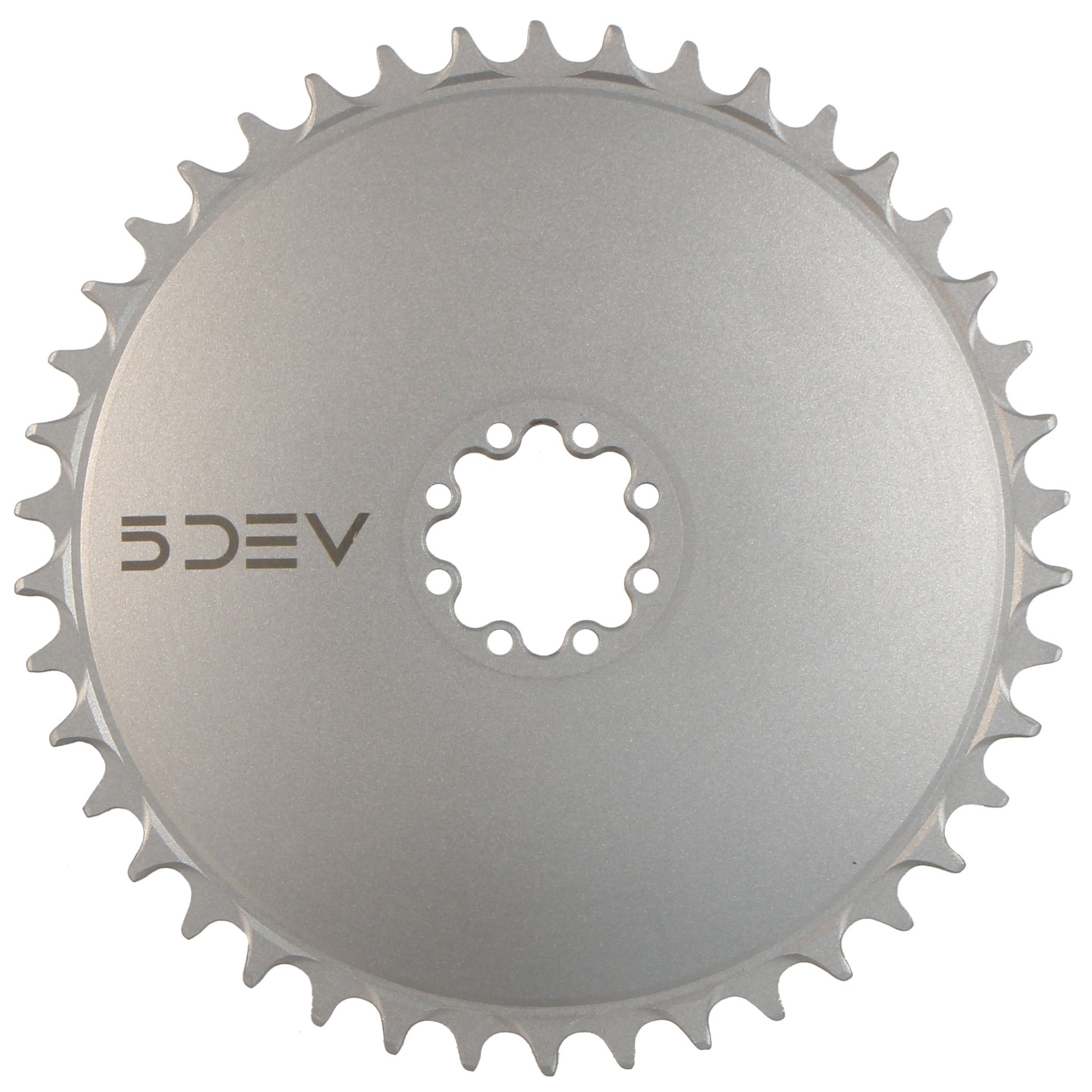 5Dev Aluminum Aero Road Chainring 8-Bolt Sram 42T - Raw-Goodwynn'sGoodwynn's
