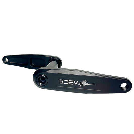 5Dev DH/Freeride Cranks 155mm / DUB Spindle - Black-Goodwynn's