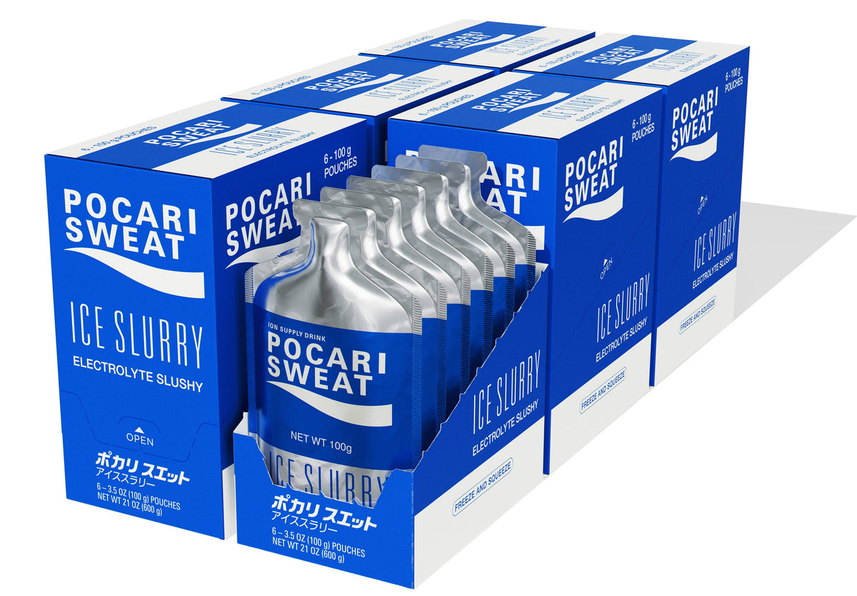 Crystal Geyser Water Company - Pocari Sweat Ice Slurry, Frozen Electrolyte Slush Pouches